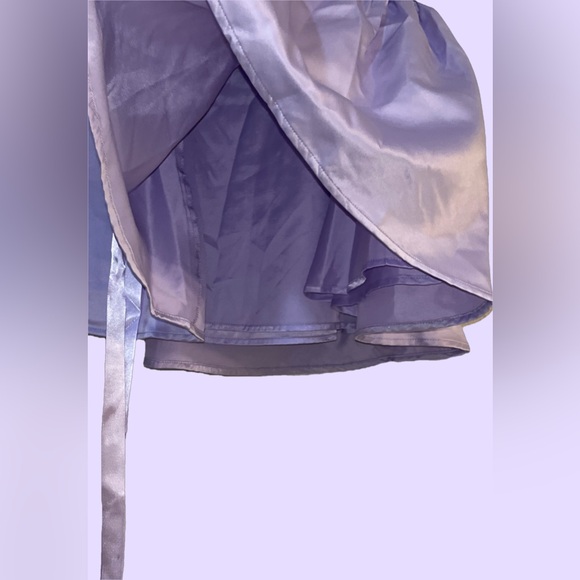 SUGAR THRILLZ Light Purple Satin Mini Dress - Picture 4 of 8